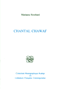 couverture de la monographie critique de Chantal Chawaf
