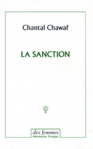 couverture du livre La Sanction de Chantal Chawaf